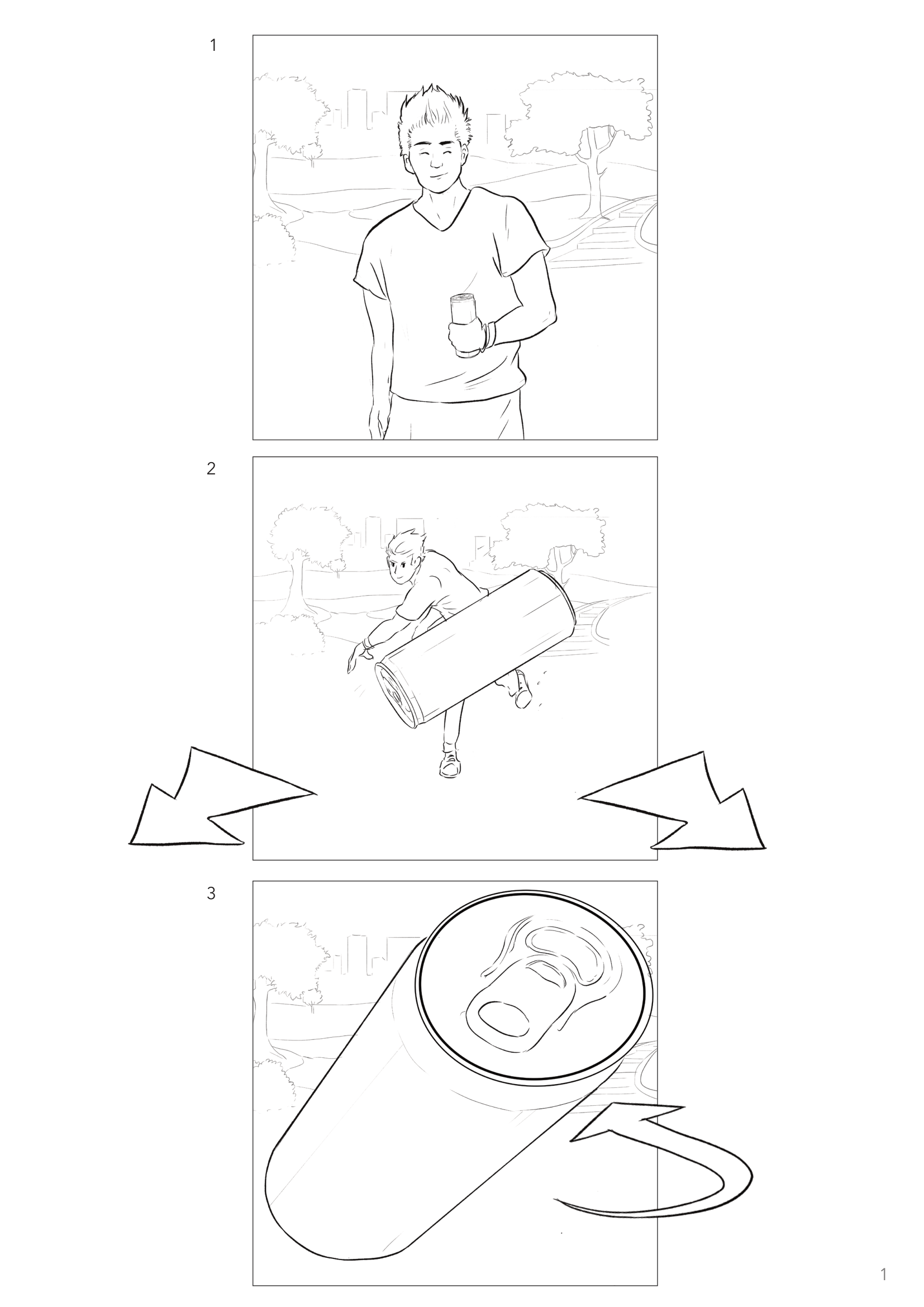 Commercial storyboard n°1